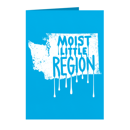 Moist Little Region Greeting Card