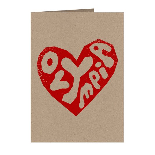 Olympia Heart Greeting Card