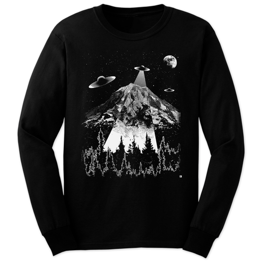 Mount Rainier UFO Long Sleeve T-Shirt