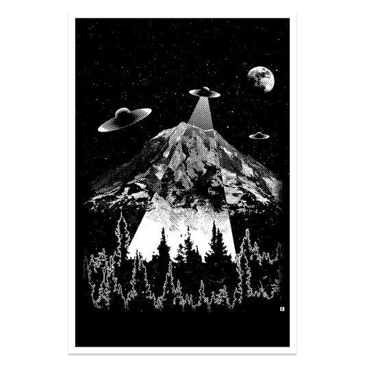 UFO Rainier Print